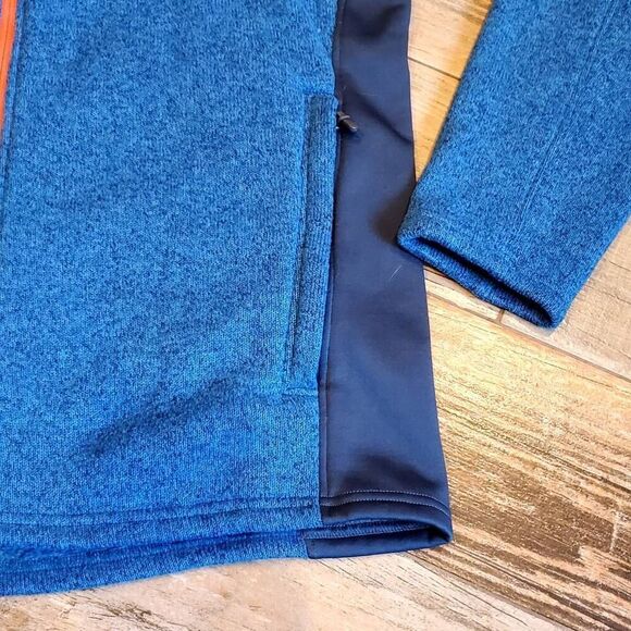 🔸️Spyder Empire Blue Heathered Full Zip Lightweight Jacket Men's Large - Picture 10 of 12